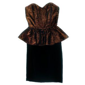 Vintage 1980s Pinup Girl Wiggle Dress